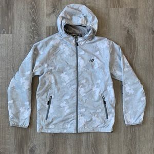 New Balance windbreaker with print logo